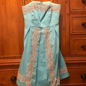 Lilly Pulitzer dress with lace detail